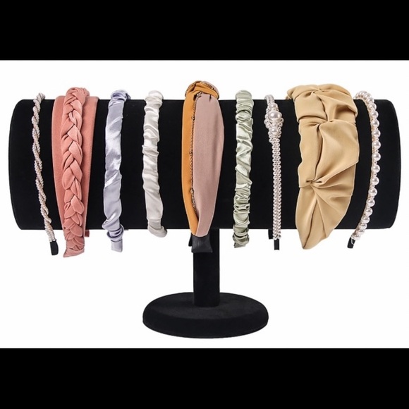 Coward Black T-bar Headband Holder Organizer! - Picture 3 of 5